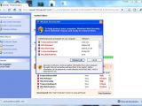 Fake antivirus scan displayed on scareware landing page
