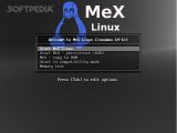MeX Linux's boot menu
