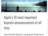 10 most important keynotes