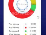 Memory Monitor: The application rocks a very user-friendly interface that makes it as easy as possible for you to keep an eye on your Mac’s memory resource usage