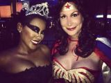 Taylor Lianne Chandler dressed as Wonder Woman for Halloween