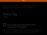 Bluetooth toggle in Windows Phone 8.1