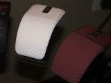 Cement Gray Arc Touch Mouse and Sangria Red Arc Touch Mouse