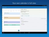 Calendar view on Android tablets