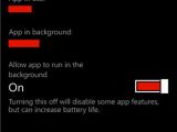 Battery Saver Cortana menu