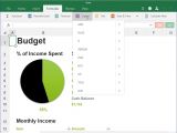Microsoft Excel Touch for Windows 10