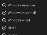 Windows Phone notifications
