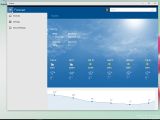Windows 10 build 10056 Weather app
