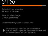 Battery Saver usage