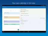 Outlook for Android, calendar look