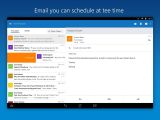 Outlook for Android in tablet mode