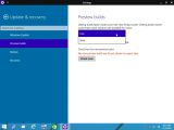 Windows 10 build 9888 TP update options