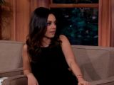 Mila Kunis wears little black dress on her first TV appearance since giving birth