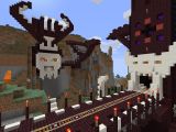 Users are working hard to create cool moments in Minecraft