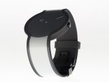 FES Watch, black with white strap