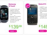 Samsung G-Touch and Nokia E73 prices