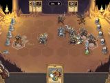A combination of turn-based strategy and collectible card game