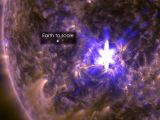 A view of the March 11 X2.2 solar flare