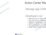 Windows Phone 8.1's Action Center gets detailed