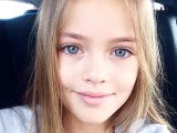 The face of an angel: Kristina Pimenova is a 9-year-old model from Moscow, Russia