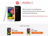 Flipkart experiences issues with Moto E orders