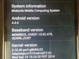 Motorola DROID Turbo (System information)