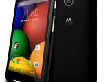 Motorola Moto E (front angle & back)