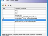 Multi Commander: Edit aliases for the command-line bar