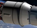 The spacecraft is expected to one day carry people to Mars