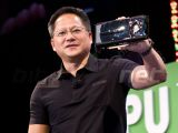 NVIDIA CEO, Jen-Hsun Huang showcases first Fermi-based graphics card