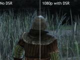 Game with and without DSR active