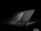 The Asus ROG G751 back view