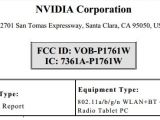 NVIDIA's P1761W tablet will have multiple regional variants