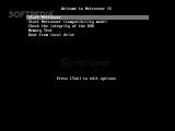 Netrunner 15's boot menu