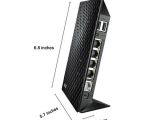 ASUS RT-N56 Router Dimensions