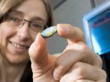 CSIRO's Leanne Bischof helped design the Gemmological Digital Analyzer (GDA) and the mathematical algorithms behind the opal image analysis software