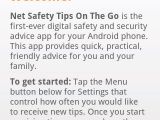 Net Safety Tips On The Go (screenshot)