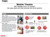 Toshiba leaked roadmap shows new TG02 and TG03 handsets