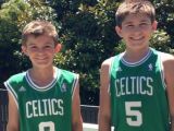 Louie Corbett (left) wants to see his favorite basketball team before losing his ability to see