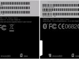 Nexus One models label comparison