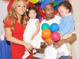 Mariah Carey and Nick Cannon, with twins Monroe and Morocco, aka Roe and Roco, aka Dem Babies