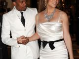 Nick Cannon and Mariah Carey in Paris, during wedding vows renewal ceremony