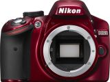 Nikon D3200 red - front view