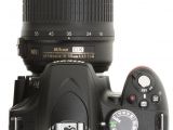 Nikon D3200 black - top view