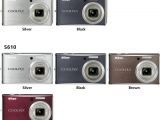 The various Nikon COOLPIX S610/S610c versions