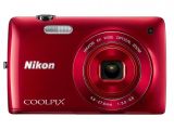 Nikon COOLPIX S4200 Front View - Red