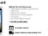 Nokia E7 with 'The One Plan'