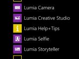 Nokia Lumia 735 menu