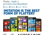Nokia mocks the design of iPhone 5C