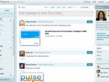 The heavily customized Novell Pulse interface for Google Wave